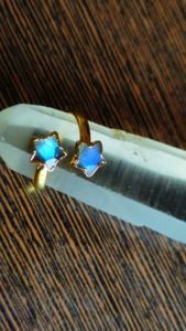 Real 18K oro labradorita forma de estrella anillos ajustables de lujo para las mujeres en el precio al por mayor de fábrica directa - Product Image 6