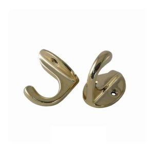 Best Selling Polished Wall Mounted <b>Hooks</b> in Brass Metal Elegant Design Brass Golden <b>Coat</b> <b>Hook</b> House Hold Accessories Wall <b>Hook</b> - Product Image 4