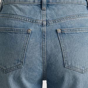 Jeans en denim droit décontractés pour femmes, fabricants de vêtements de rue élégants, usage quotidien, qualité supérieure, pantalons tendance - Product Image 5