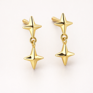 Zircon Gold-Plated <b>Ball</b> Stud <b>Earrings</b> for Women Trendy Cute Party Jewelry Gift - Product Image 5