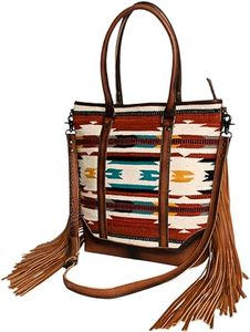 Nouveau fait à la main Western élégant en cuir repoussé couverture de selle sacs fourre-tout pour les femmes Offre Spéciale en cuir véritable usage quotidien sac fourre-tout - Product Image 2