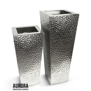 Factory Custom Different Size Handicraft in Vietnam Modern Planters Metal Garden <b>Supplies</b> Stainless Steel - Product Image 1