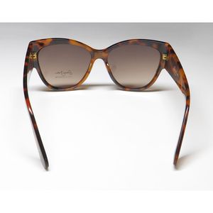 ฌอน จอห์น SJS2007 แว่นกันแดดทรงแคทอายป้องกันรังสียูวี 100% ของแท้ดีไซเนอร์ย้อนยุคไล่เฉดสีเบจสีส้มโปร่งใสสำหรับผู้ชายผู้หญิง - Product Image 4