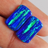 Belle extrêmement rare 16x9x2 MM forme rectangulaire opale de feu brillant pierre précieuse d'opale en vrac pour la fabrication de bijoux fins pierre précieuse d'opale