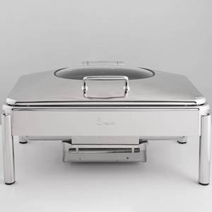 Recipiente para Calentar Alimentos con Tapa Enrollable de Acero Inoxidable Personalizable al por Mayor Estilo Occidental, Suministros para Catering de Hoteles y Restaurantes Kraft - Product Image 5