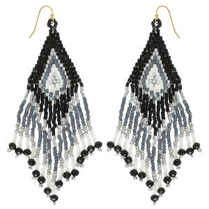 <b>Fashionable</b> <b>Earrings</b> For Women Made From 100 Percent Glass Beads Premium Quality Stylish And Elegant With Unique Beaded Patterns - Product Image 4