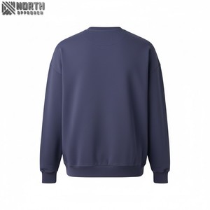 Sweat à capuche 2025 couleurs unies-Coupe surdimensionnée, coton de qualité supérieure, style Streetwear-20 couleurs: noir, gris cendré, bleu poudre sweats à capuche hommes - Product Image 2