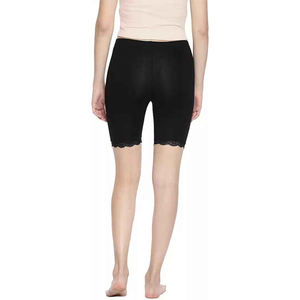 Shorts de cycliste pour femmes, taille haute, coupe ajustée, extensible, écologiques, imperméables, à séchage rapide, respirants, en coton et élasthanne, pour la salle de sport et le fitness - Product Image 3