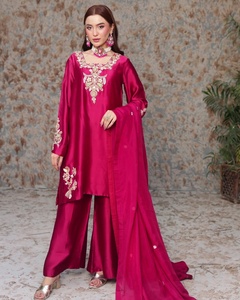 Vestido Formal de Trabajo para Mujer, Moderno, de Excelente Calidad, Último Modelo 2025-2026, Salwar Kameez de Algodón para Fiesta 01277 - Product Image 2