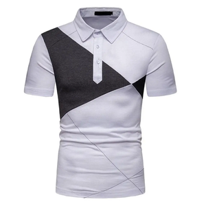 Tennis été nouveau quart boutonné Polo T-Shirt Sublimation tricoté doux coton tissu col rabattu Golf POLO chemise hommes - Product Image 3
