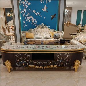 ชุดโซฟาไม้สักคลาสสิกสุดหรูหุ้มหนังแท้ เฟอร์นิเจอร์ห้องนั่งเล่นสำหรับวิลล่า เป็นมิตรกับสิ่งแวดล้อมและทนทาน คุณภาพส่งออก - Product Image 5