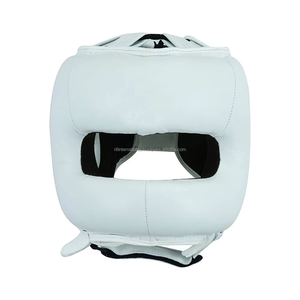 Casque de boxe respirant en PU de qualité supérieure avec logo personnalisé, caractéristiques de sécurité, différentes couleurs, sport, réglable, résistant à l'eau - Product Image 1