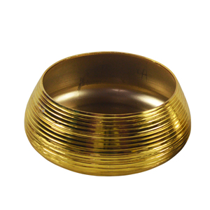 Pot de cire doré brillant tendance dernière conception bougie en métal votive pour intérieur maison Villa dîner et conception de fabrication de bougies de mariage - Product Image 1