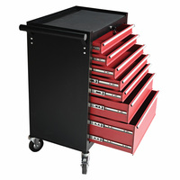 Chariot à outils robuste à 7 tiroirs avec verrouillage et doublures en EVA pour garage et atelier OEM