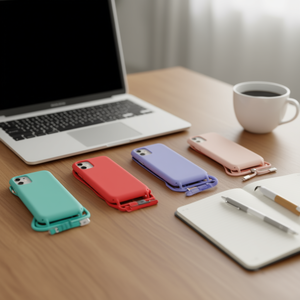 เคสโทรศัพท์ DAM รุ่นดั้งเดิม พร้อมสายคล้อง สำหรับ IP 17 Pro สีเทอร์ควอยซ์ สีดำ สีแดง สีม่วง สีชมพู - Product Image 1