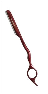 Peine profesional para peinar el cabello Adelgazamiento Shaper Trimmer Razor Red Capa de acero inoxidable Corte RAZOR - Product Image 5