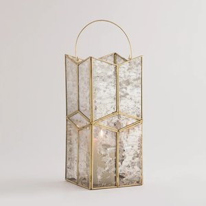 Vente en gros classique bougeoir lanterne en métal beau pot de bougie pour la maison décoration de noël en plein air - Product Image 6