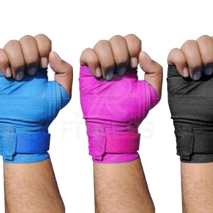 Bandages de boxe RC Fitness Wear - Bandages d'entraînement légers antidérapants en coton avec fermeture auto-agrippante pour adultes - Product Image 2