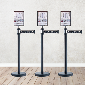 Productos de cobertura de gráficos Gráfico personalizable o logotipo Tornillo en soporte de señal A4 vertical para directorio de edificios o planos de planta - Product Image 5