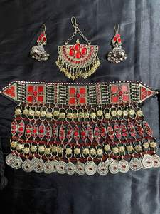 Ensembles de bijoux afghans de luxe les plus demandés pour dames ensemble de bijoux Vintage afghan de haute qualité fait à la main personnalisé belle conception - Product Image 5