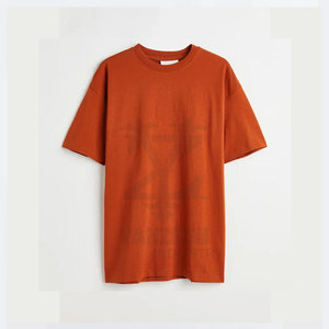 Custom High Quality Men's Drop Shoulder Knitted Cotton/Bamboo Fiber Solid Breathable Quick Dry Short Sleeve <b>Shirts</b> <b>T</b>-<b>Shirts</b> - Product Image 6