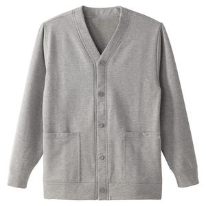 Mens & <b>Womens</b> Magnetic Button Adaptive Two <b>Pocket</b> Fleece <b>Cardigan</b> Long Sleeves And Ribbed Sleeve Cuff & Bottom Hem For A Relaxed - Product Image 1