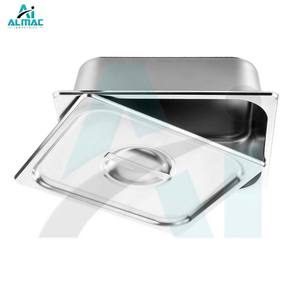 ALMAC Plateau d'instruments médicaux avec couvercle Plateau en acier inoxydable réutilisable pour le stockage et la stérilisation des outils en toute sécurité - Product Image 4