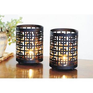 Portavelas votivo de metal de estilo lujoso hecho a mano, ideal para cenas románticas de decoración de lujo y acentos de boda - Product Image 2