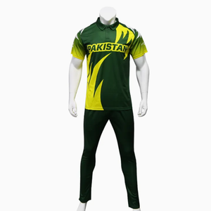 ชุดเครื่องแบบชุดคริกเก็ตสำหรับผู้ชายเสื้อคริกเก็ตแขนครึ่งเดียวและกางเกงสำหรับผู้ใหญ่ - Product Image 1