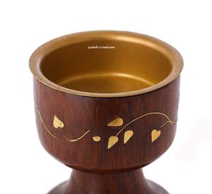 Wholesale Arabic Middle East <b>Backflow</b> <b>Incense</b> <b>Burner</b> New Hollow Ramadan Sandalwood Anti-Odour Brass Inlay Star Anise Plug Indian - Product Image 4