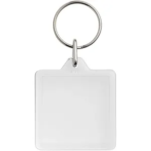 Portachiavi Rotondo U1 a Forma di Fiala, Moschettone Promozionale Sostenibile - Product Image 2