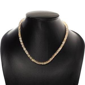 Collar de cuentas Citrine Heishi, collar de cuentas con forma de neumático Citrine Heishi de alta calidad, Gargantilla hecha a mano con piedras preciosas naturales - Product Image 1