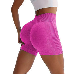 Pantalones cortos de fitness de gimnasio para mujer de moda Pantalones cortos de entrenamiento transpirables elásticos transfronterizos Venta en línea Precio incluido - Product Image 1
