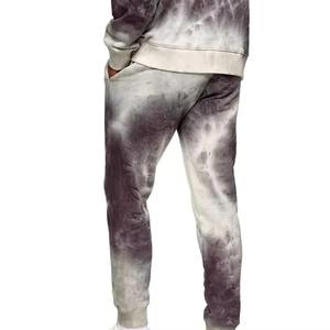 Conjunto Deportivo para Hombre al por Mayor, Estilo Casual, Ecológico, Lavado Ácido, Sublimado, Tie-Dye, Sudadera con Capucha y Pantalones Deportivos, Efecto Desgastado por el Sol - Product Image 6