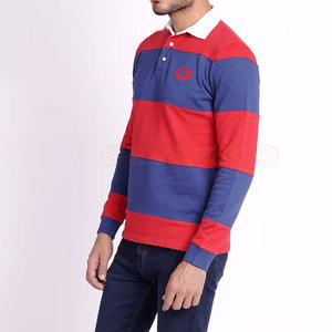 2024 Chemises de rugby à logo personnalisé pour adultes Vêtements de sport confortables pour hommes Vente en gros Nouveau design Chemises de rugby pour hommes - Product Image 3