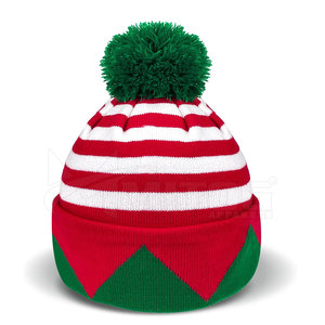 Bonnet de Noël de qualité supérieure en gros, design personnalisé, broderie à la main, matière coton/laine, antibactérien, anti-UV - Product Image 1