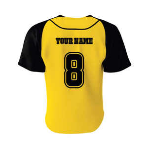 Vente en gros de maillot de baseball maillot de baseball personnalisé broderie 100% polyester maillot de baseball respirant t-shirt pour hommes - Product Image 3