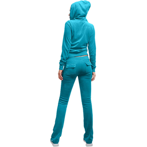 Chándal de alta calidad, conjunto deportivo cortavientos, chándal de tubería personalizado para mujer - Product Image 4