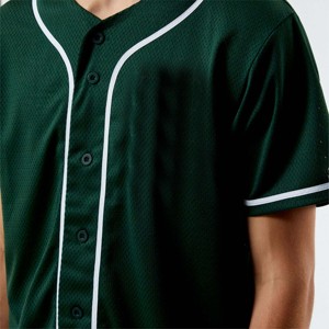 Jersey de béisbol de malla para hombre con logotipo personalizado, perfecto para UNIFORMES DE EQUIPO, deportes y ropa informal - Product Image 3