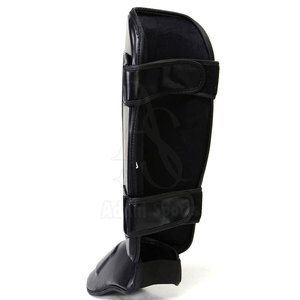 Durable Leather Instep <b>Shin</b> Guard for Combat Sports Foam <b>Padded</b> MMA Muay Thai <b>Kickboxing</b> Protection Leg Guards and Warmers - Product Image 3
