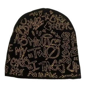 100% algodón suave diario Beanie sombreros nuevo diseño moda invierno desgaste alta calidad impresión patrón personalizado Logo cálido sombrero - Product Image 3