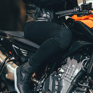 เลกกิ้งผ้าหุ้มป้องกันเข่าสำหรับขี่มอเตอร์ไซค์ผ้า100% ดูปองท์เคฟลาร์ของแท้หุ้มขาป้องกันเข่าระดับ2ได้รับการรับรองจากผู้ผลิต - Product Image 5