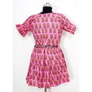 Vestido Mini Transpirable de Algodón 100% Ecológico para Mujer, Estampado Floral Digital, Cuello en V, Manga Corta, Botones, Ajustado, Casual, de Noche - Product Image 3