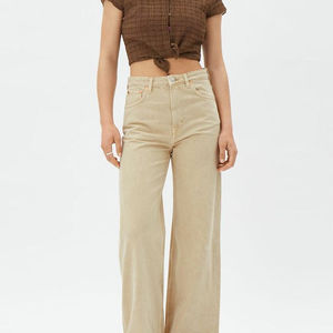 Overol de Mezclilla de Pierna Ancha para Mujer, Estilo Urbano, Color Gris, Transpirable, de Secado Rápido, Ecológico, Ropa Casual de Calle, 100% Algodón - Product Image 6