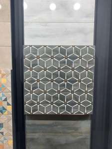 Fabriqué en Inde Décoration murale intérieure 300x600mm Carreaux de céramique brillants émaillés Couleur blanche - Product Image 4