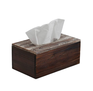 Admirable caja de pañuelos de madera hecha a mano, organizador de forma cuadrada, servilletero de madera de alta calidad para cualquier uso de eventos - Product Image 5