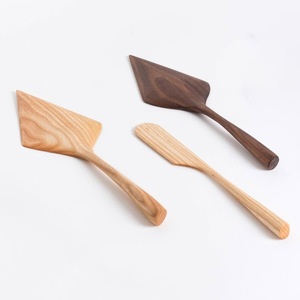 Ensemble de serveurs à gâteaux en bois le plus vendu serveurs de coupe faits à la main pour tarte et pizza outils de service en bois - Product Image 5