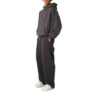 Two Piece <b>Set</b> <b>Men</b> Hoodies Pants Autumn Winter Hooded Sweatshirt Sweatpants <b>Men</b> Pullover <b>Hoodie</b> Unisex Sweatpants <b>and</b> <b>Hoodie</b> <b>Set</b> - Product Image 3