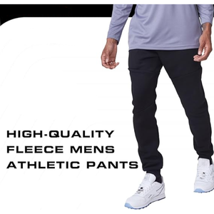 Taille élastique cordon de serrage respirant hommes pantalons décontractés homme pantalon de jogging pantalon de survêtement fuselé - Product Image 3