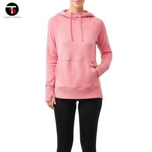 Sweats à capuche pull personnalisables pour femmes 2025 avec impression de Logo sweats en molleton élégants légers professionnels longue longueur - Product Image 2